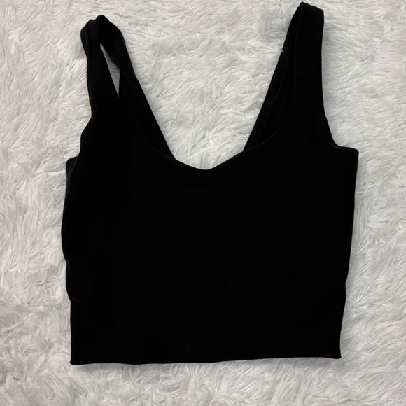 Abercrombie & Fitch YPB Sports Tank Bra Black Medium - Picture 2 of 4